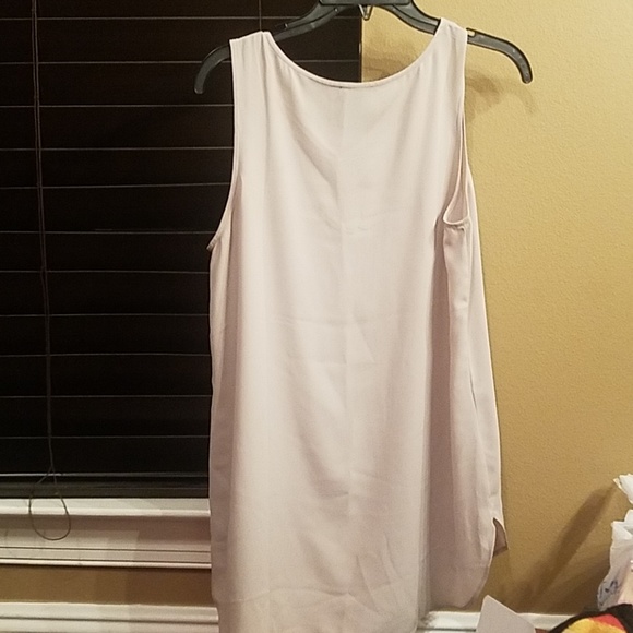 Cream sheer Ann Taylor tank - Picture 2 of 3